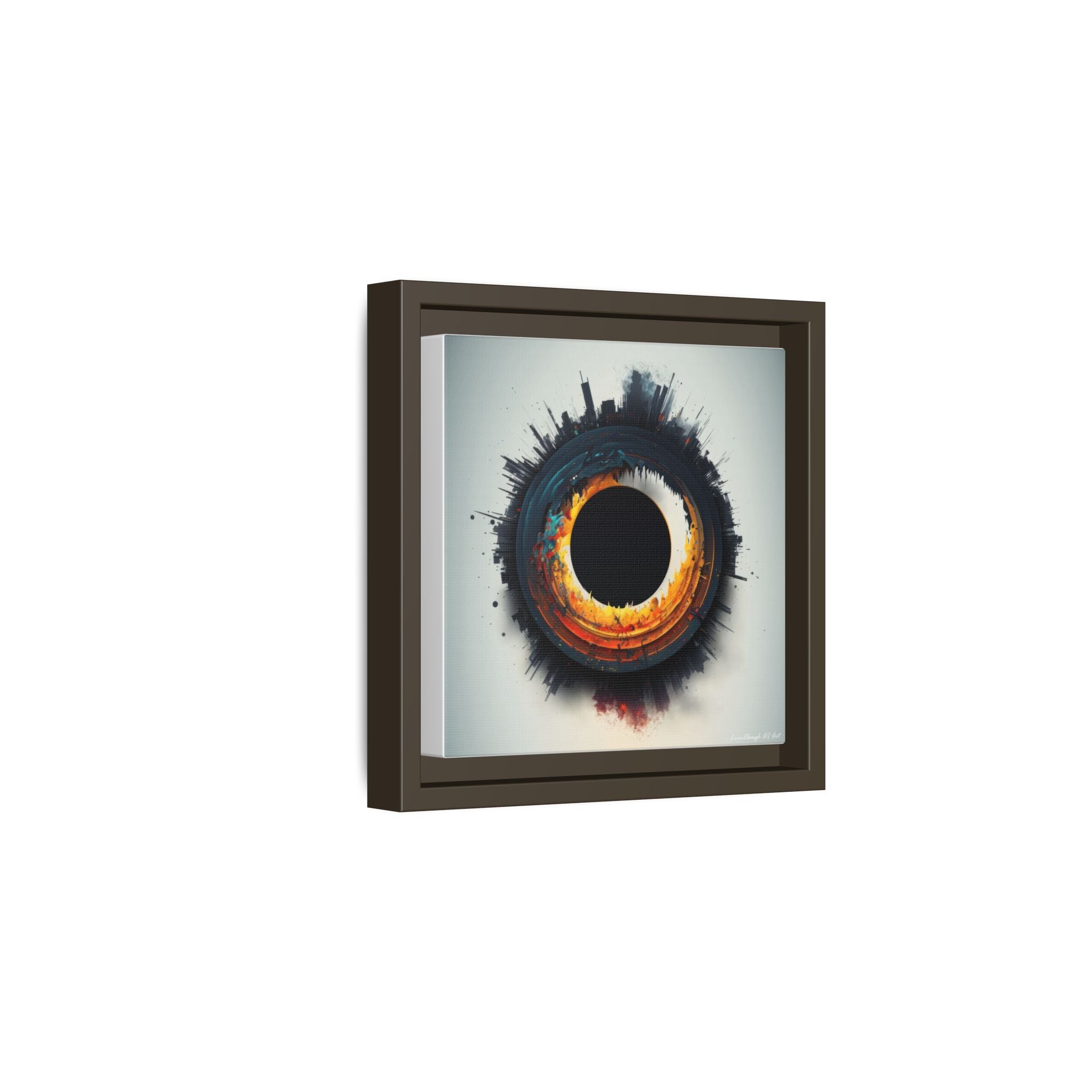 Eclipse of Industry, Art Print — Colorful Modern Wall Canvas