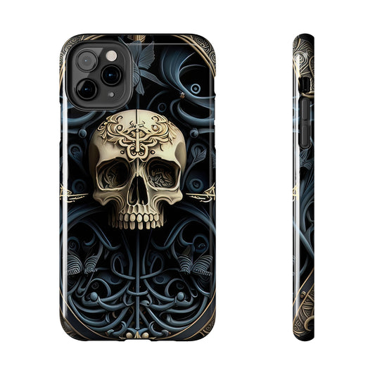 Metallic Chrome Skulls and classic Designed 6 Tough Phone Cases