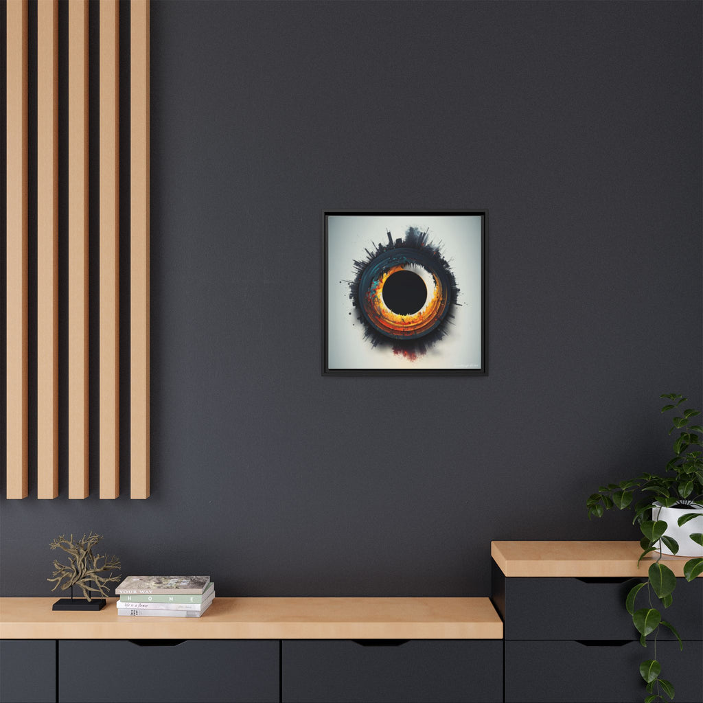 Eclipse of Industry, Art Print — Colorful Modern Wall Canvas