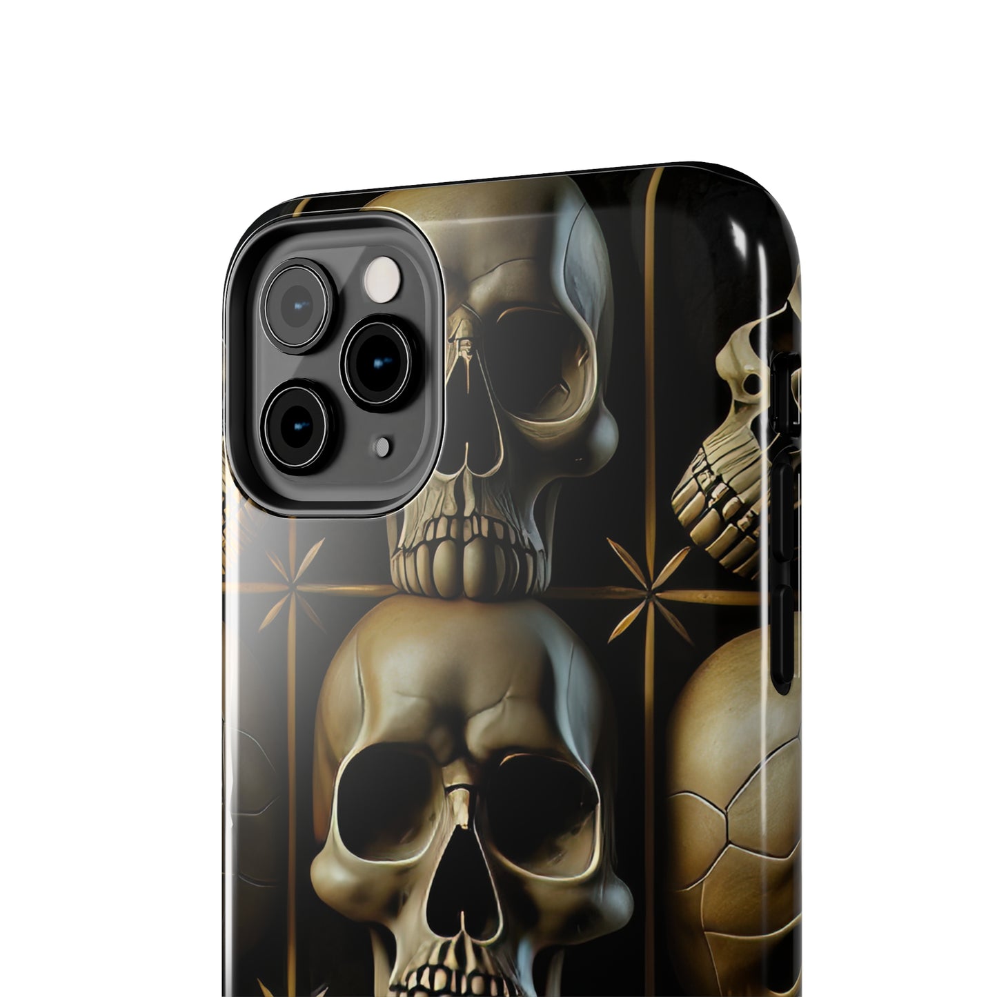 Metallic Chrome Skulls and classic Designed 19 Tough Phone Cases