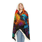 Bold And Beautiful Flowers Style Two Snuggle Blanket
