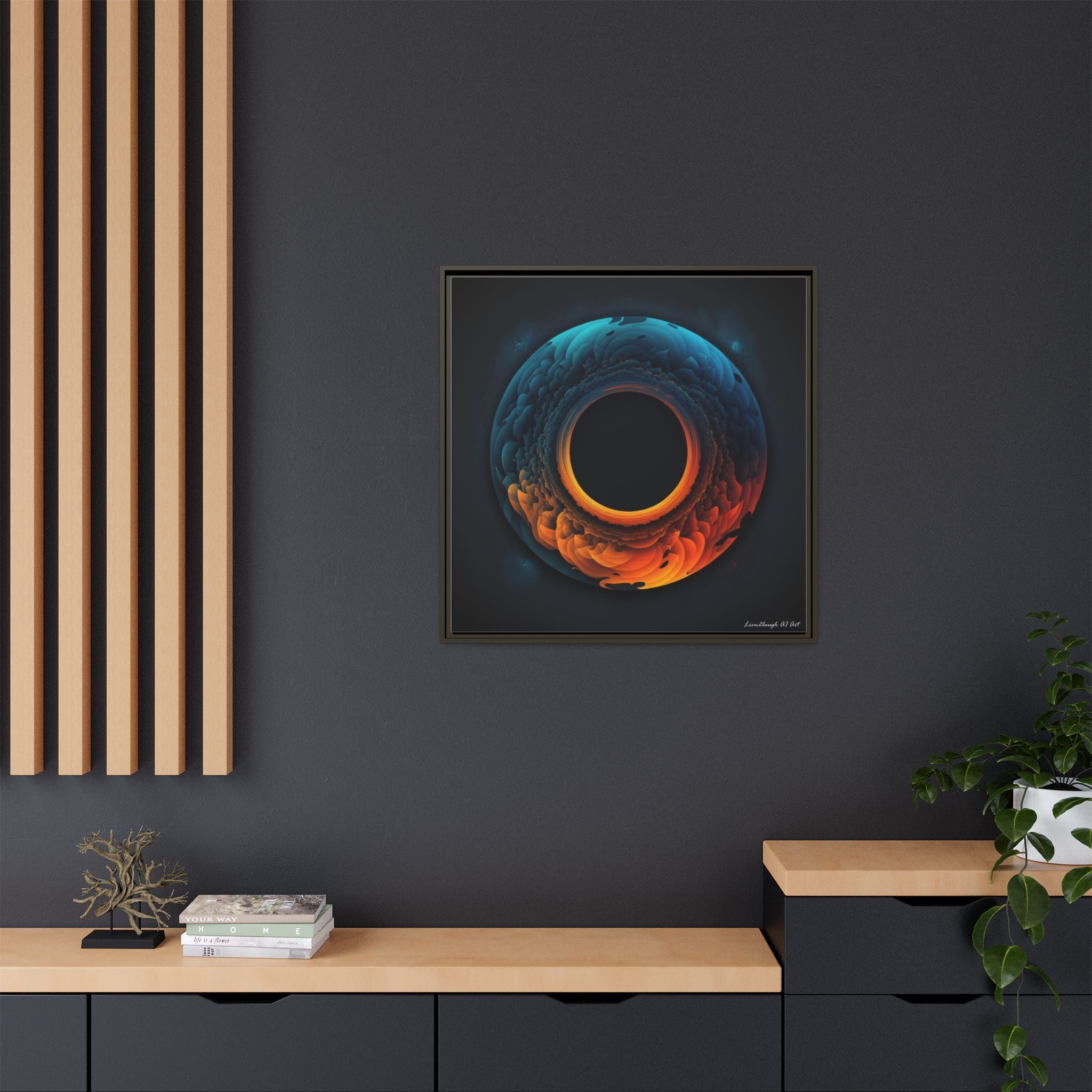 Molten Silence, Art Print — Colorful Modern Wall Canvas