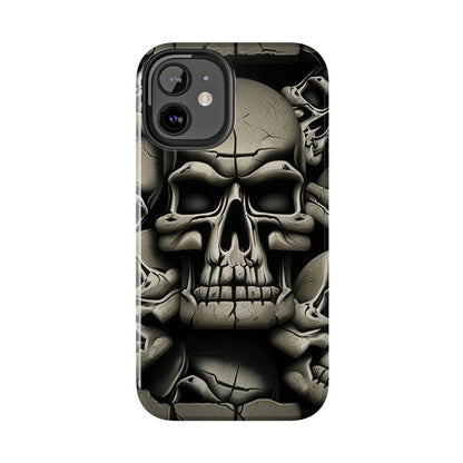 Metallic Chrome Skulls and classic Designed 12 Tough Phone Cases