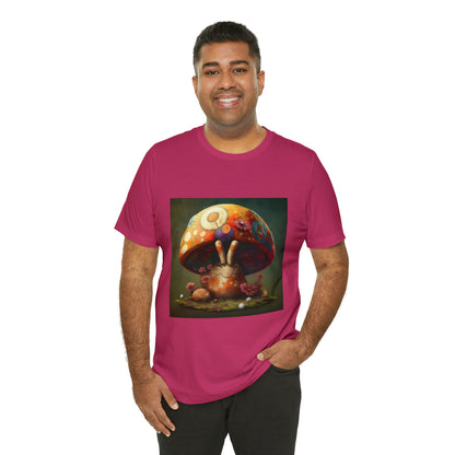 Hippie Mushroom Color Candy Style Design Style 8 Unisex Jersey Short Sleeve Tee