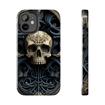 Metallic Chrome Skulls and classic Designed 6 Tough Phone Cases