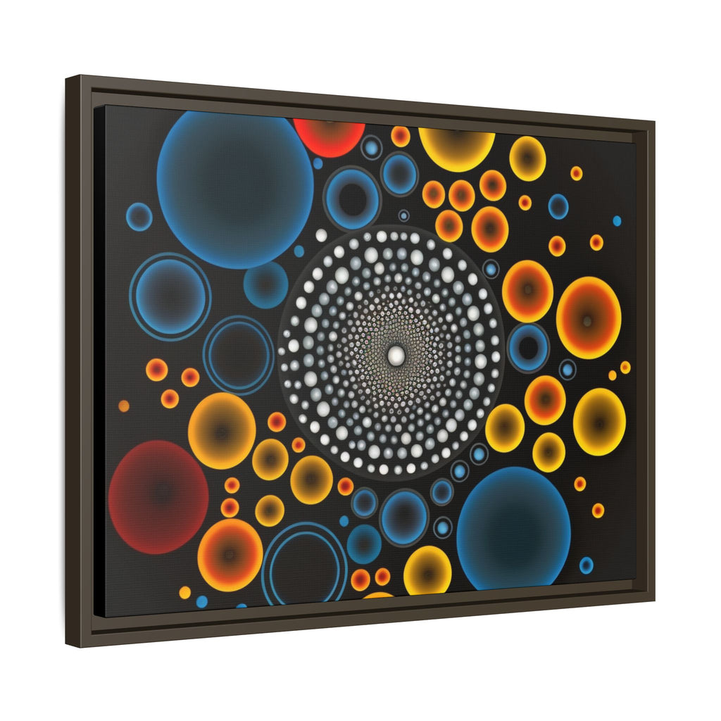 Harmonic Orbits, Matte Canvas, Framed (Multi-color)