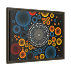 Harmonic Orbits, Matte Canvas, Framed (Multi-color)