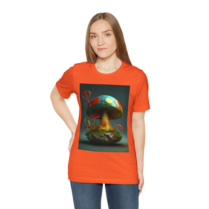 Hippie Mushroom Color Candy Style Design Style 4 Unisex Jersey Short Sleeve Tee