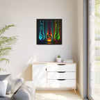 Three States of Flow, Art Print — Colorful Modern Wall Canvas