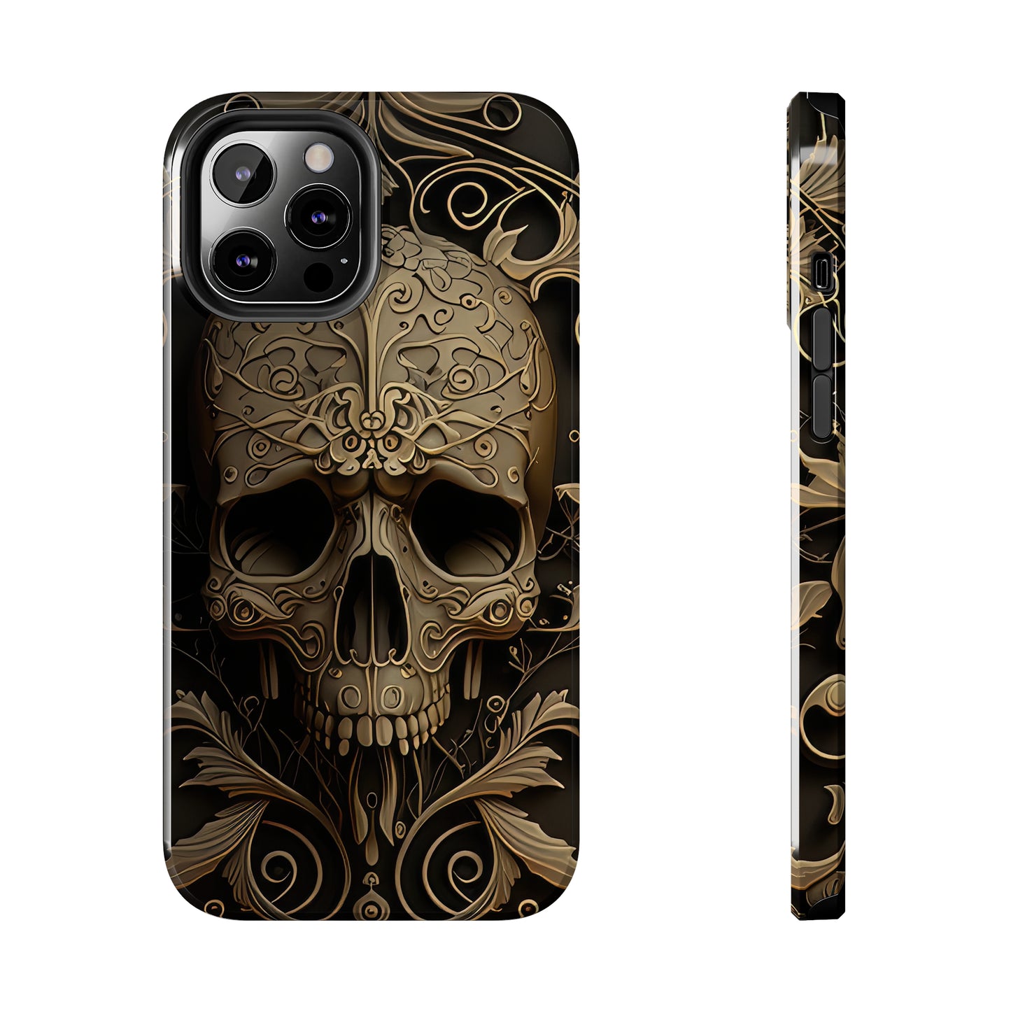 Metallic Chrome Skulls and classic Designed 5 Phone Cases