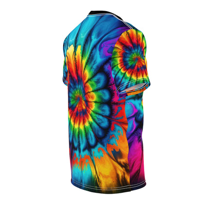 Bold And Beautiful Tie Dye Style Two Unisex Cut & Sew Tee (AOP)