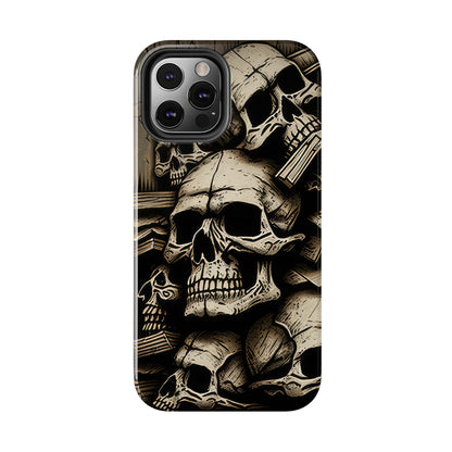 Metallic Chrome Skulls and classic Designed 14 Tough Phone Cases