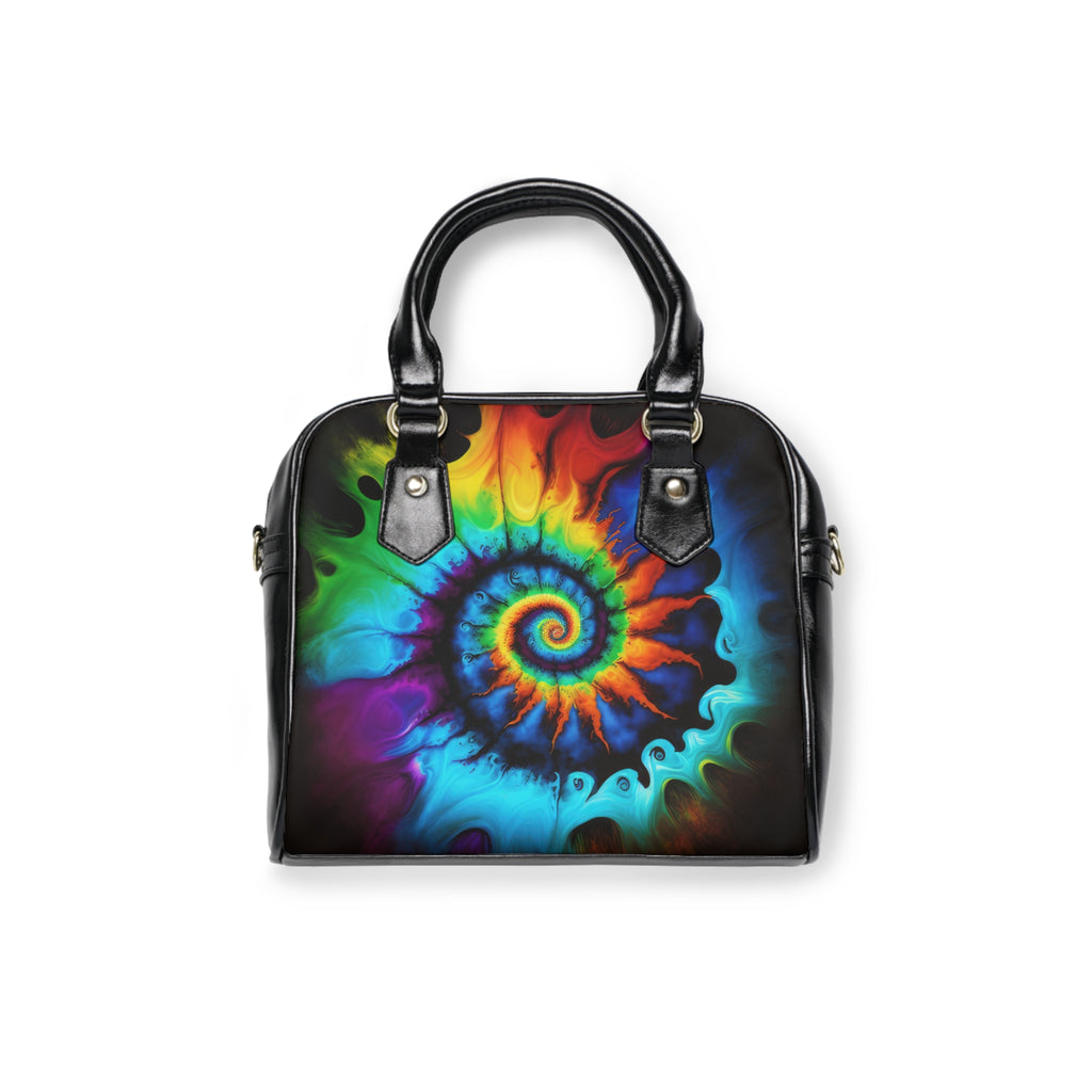 Bold And Beautiful Tie Dye Style One Shoulder Handbag