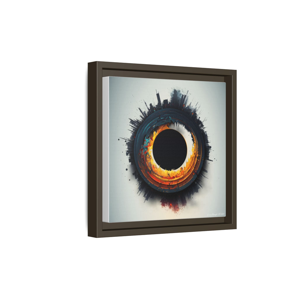 Eclipse of Industry, Art Print — Colorful Modern Wall Canvas