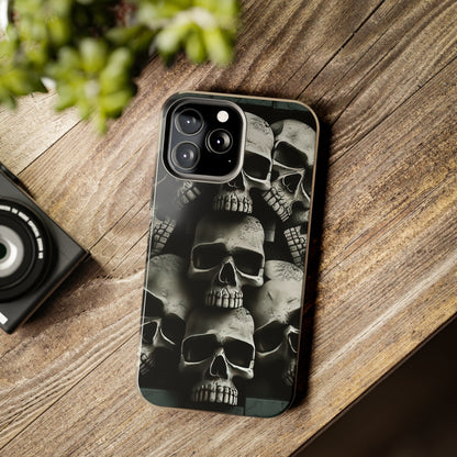 Metallic Chrome Skulls and classic Designed 11 Tough Phone Cases