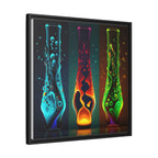 Three States of Flow, Art Print — Colorful Modern Wall Canvas