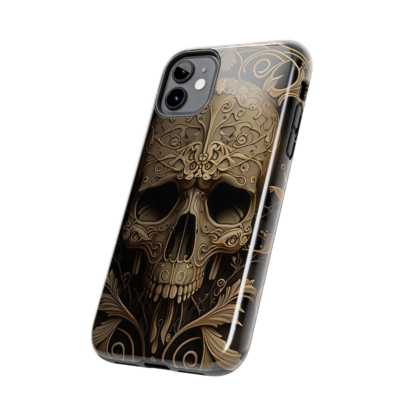 Metallic Chrome Skulls and classic Designed 5 Phone Cases