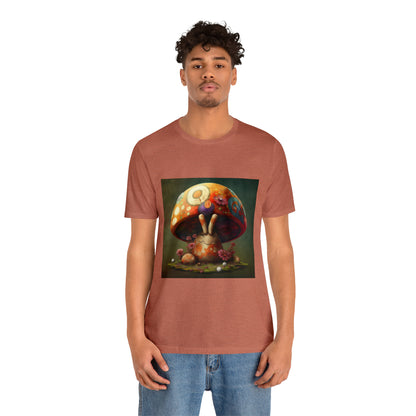 Hippie Mushroom Color Candy Style Design Style 8 Unisex Jersey Short Sleeve Tee