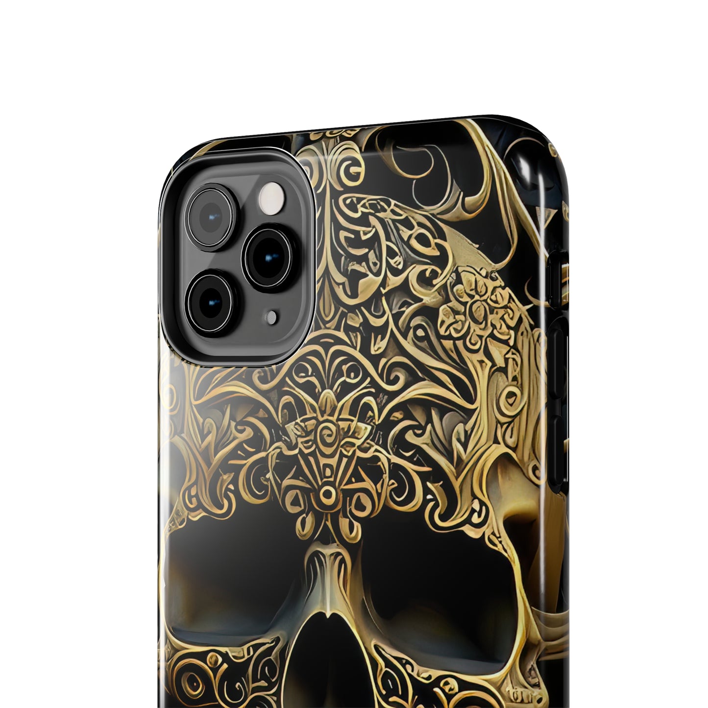 Metallic Chrome Skulls and classic Designed 4 Tough Phone Cases