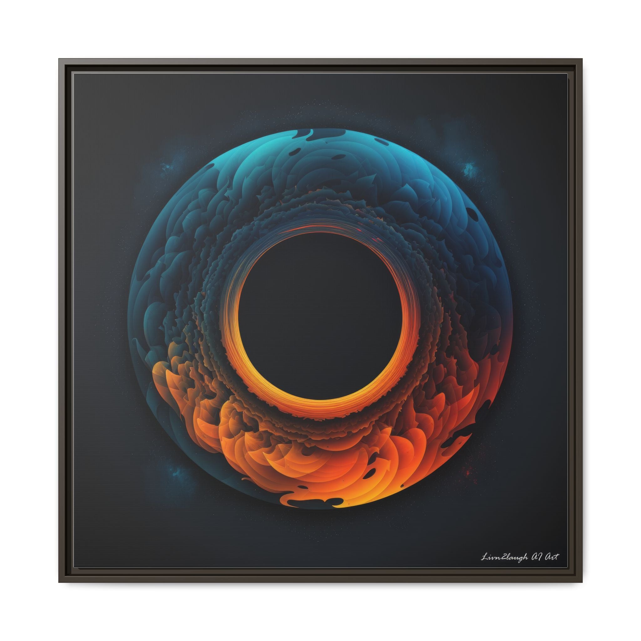 Molten Silence, Art Print — Colorful Modern Wall Canvas