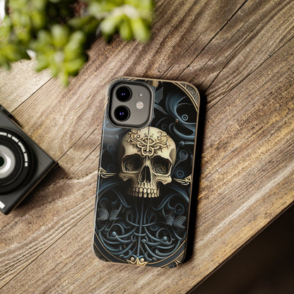 Metallic Chrome Skulls and classic Designed 6 Tough Phone Cases