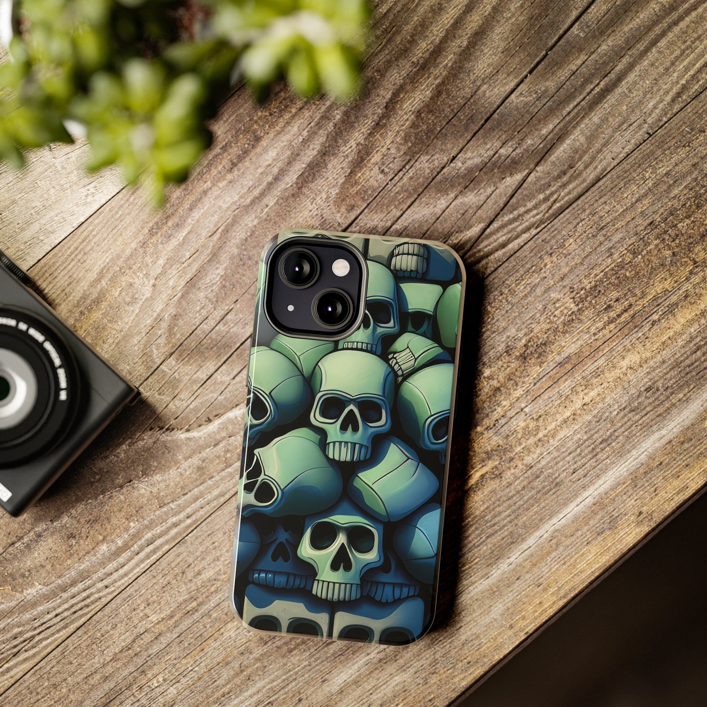 Metallic Chrome Skulls and classic Designed 10 Tough Phone Cases