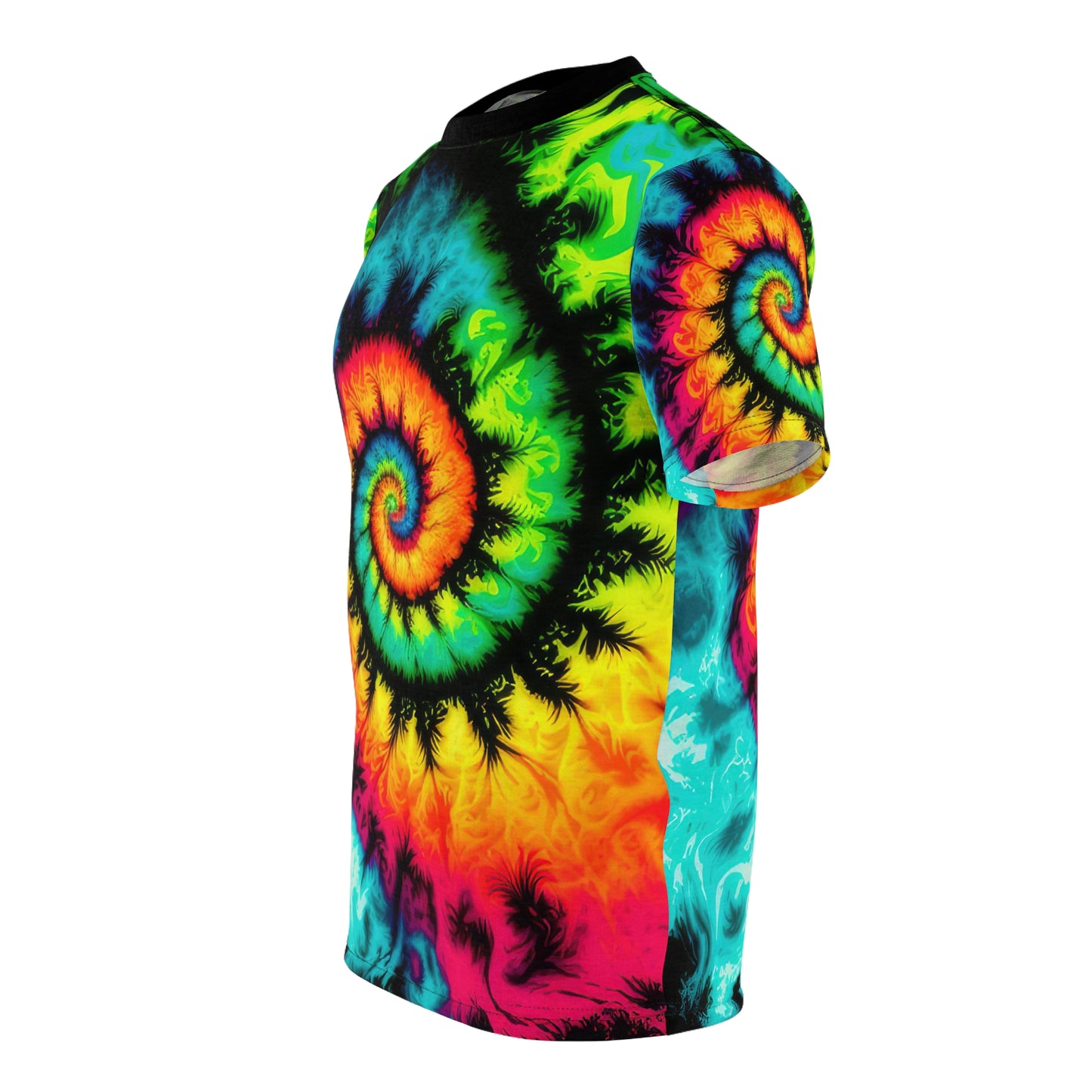 Bold And Beautiful Tie Dye Style Two Unisex Cut & Sew Tee (AOP)