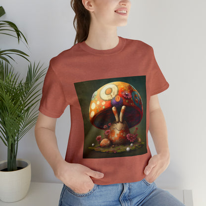 Hippie Mushroom Color Candy Style Design Style 8 Unisex Jersey Short Sleeve Tee