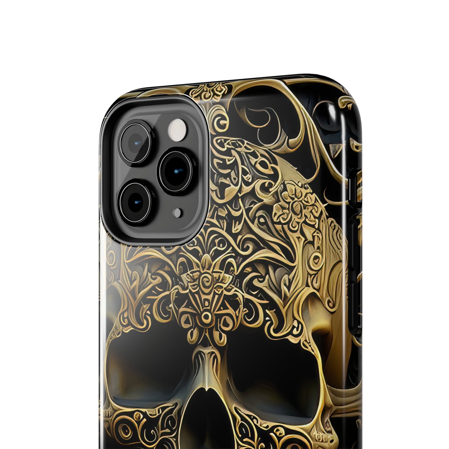 Metallic Chrome Skulls and classic Designed 4 Tough Phone Cases