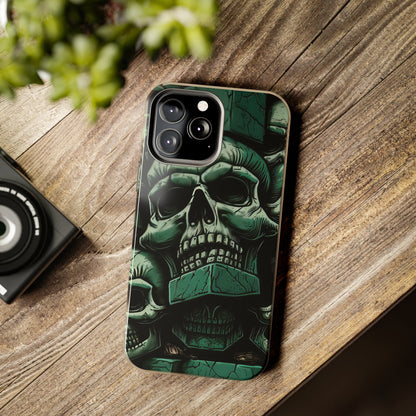 Metallic Chrome Skulls and classic Designed 15 Tough Phone Cases