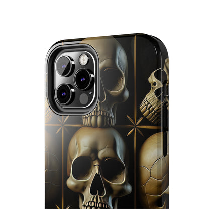 Metallic Chrome Skulls and classic Designed 19 Tough Phone Cases