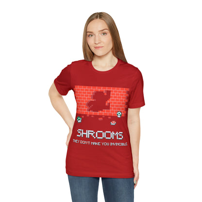 Shrooms, They Make You Invincible, Unisex Jersey Short Sleeve Tee