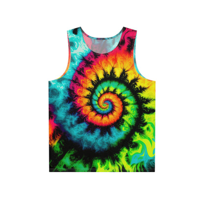 Bold And Beautiful Tie Dye Style Three Men's Tank (AOP)