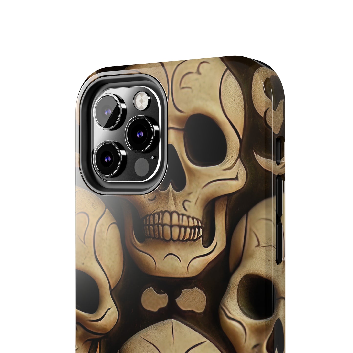 Metallic Chrome Skulls and classic Designed 19 Tough Phone Cases