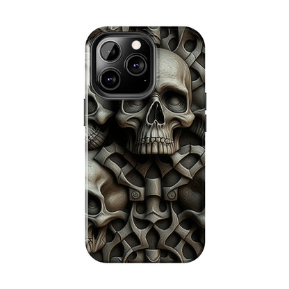 Metallic Chrome Skulls and classic Designed 19 Tough Phone Cases