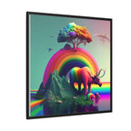 Sanctuary of Color, Art Print — Colorful Modern Wall Canvas