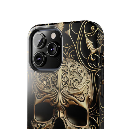 Metallic Chrome Skulls and Classic Designed 8 Tough Phone Cases