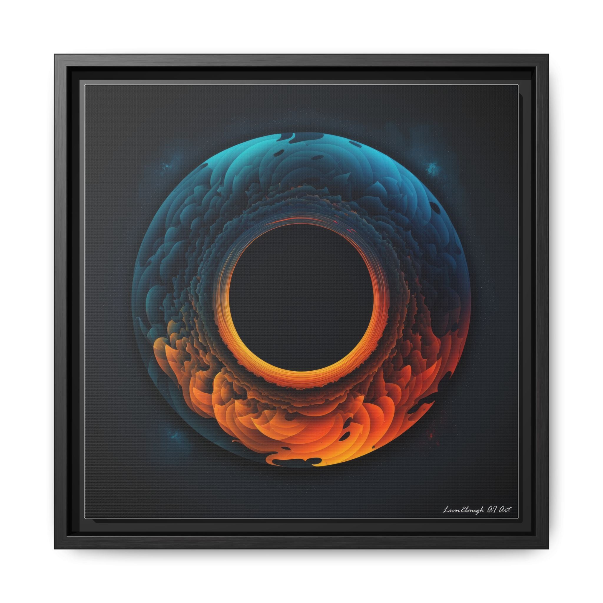 Molten Silence, Art Print — Colorful Modern Wall Canvas
