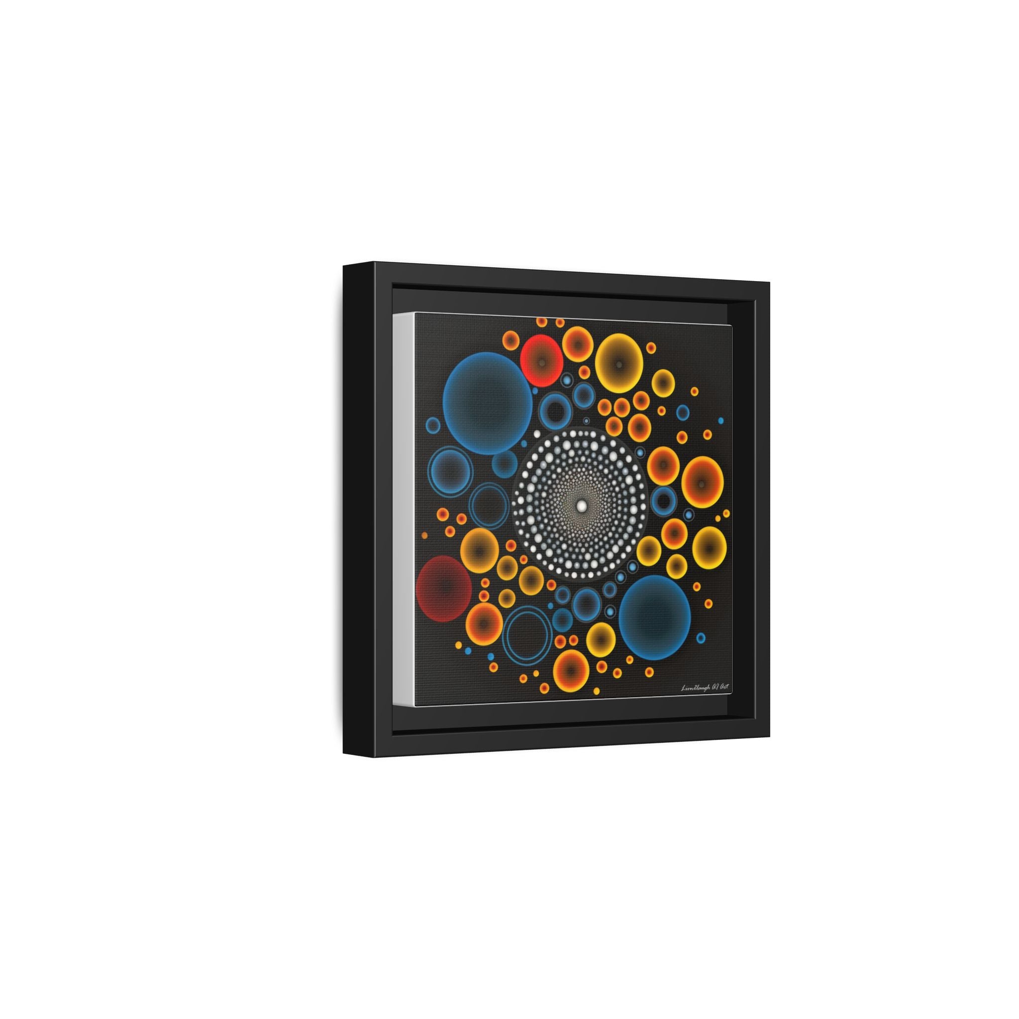 Gilded Tide, Art Print — Colorful Modern Wall Canvas