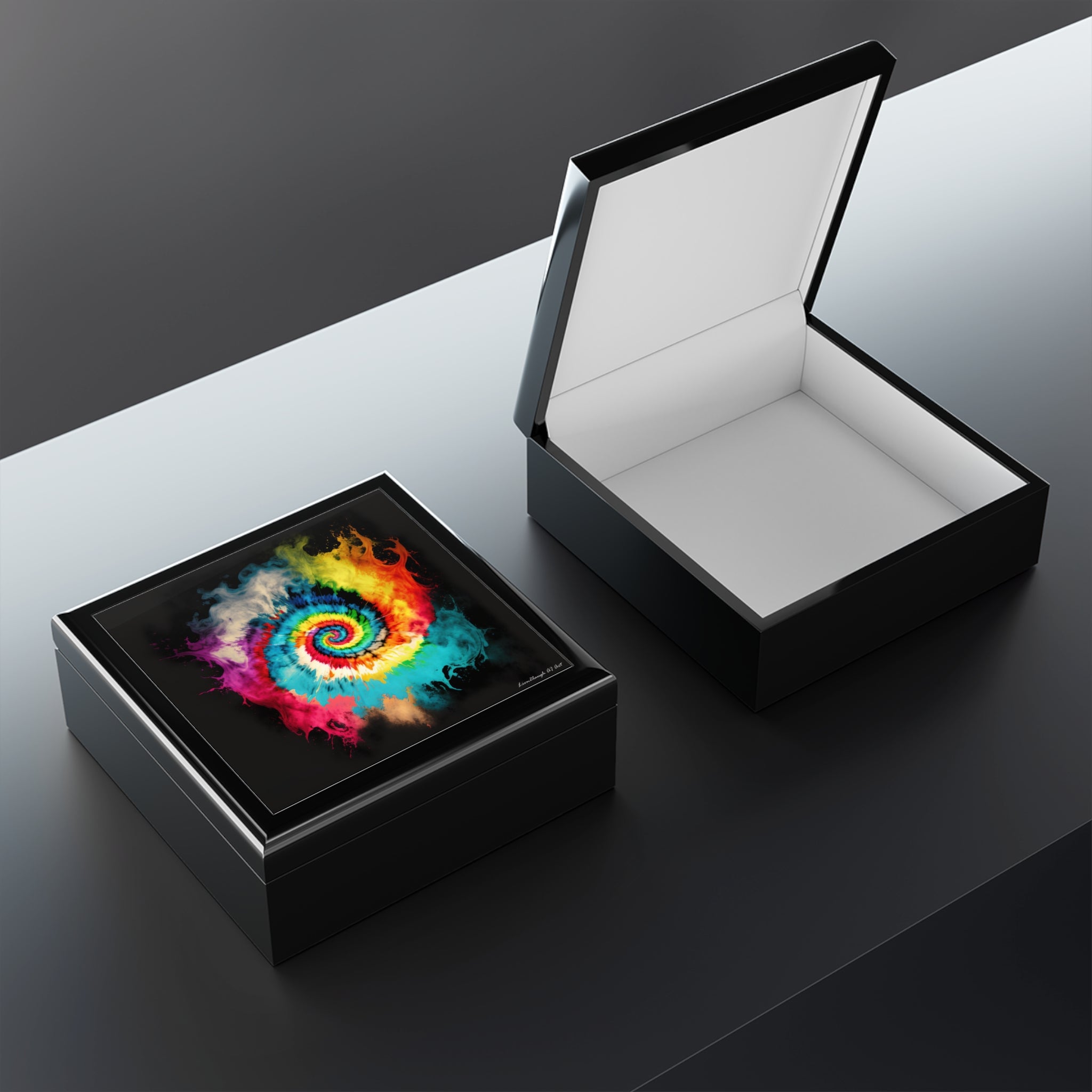 Ever‑Turning Spectrum, Jewelry- Stash- Collection Box