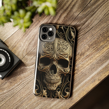 Metallic Chrome Skulls and Classic Designed 8 Tough Phone Cases