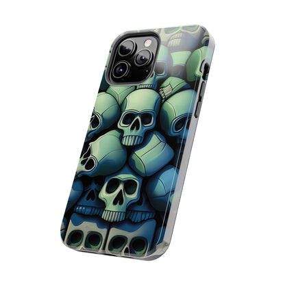 Metallic Chrome Skulls and classic Designed 10 Tough Phone Cases