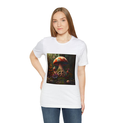 Hippie Mushroom Color Candy Style Design Style 7 Unisex Jersey Short Sleeve Tee