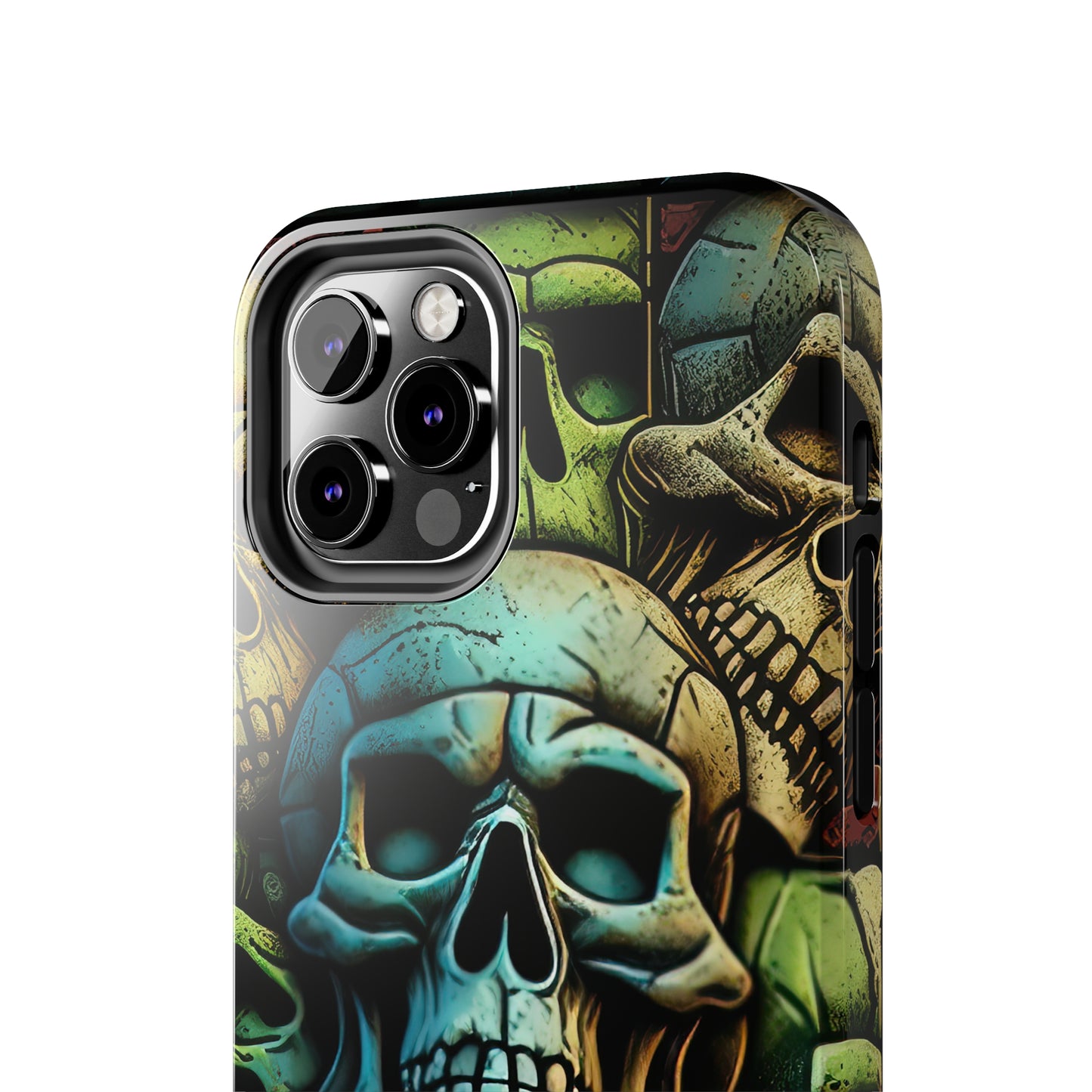 Metallic Chrome Skulls and classic Designed 13 Tough Phone Cases