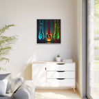 Three States of Flow, Art Print — Colorful Modern Wall Canvas