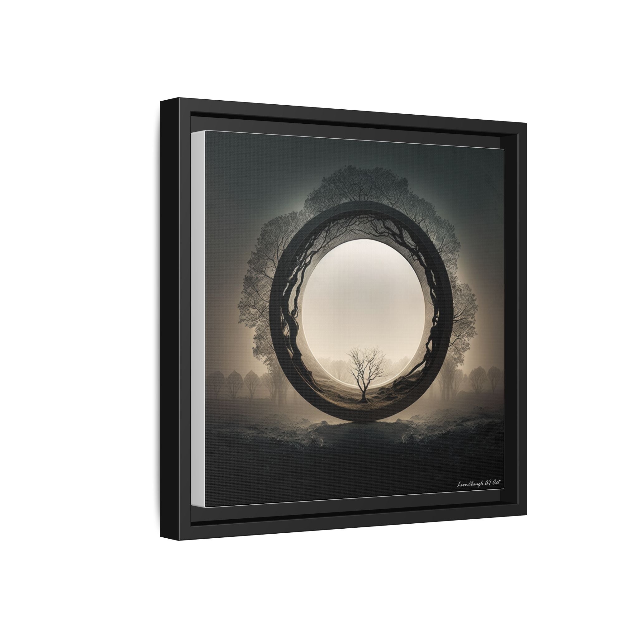 Circle of Stillness, Art Print — Colorful Modern Wall Canvas