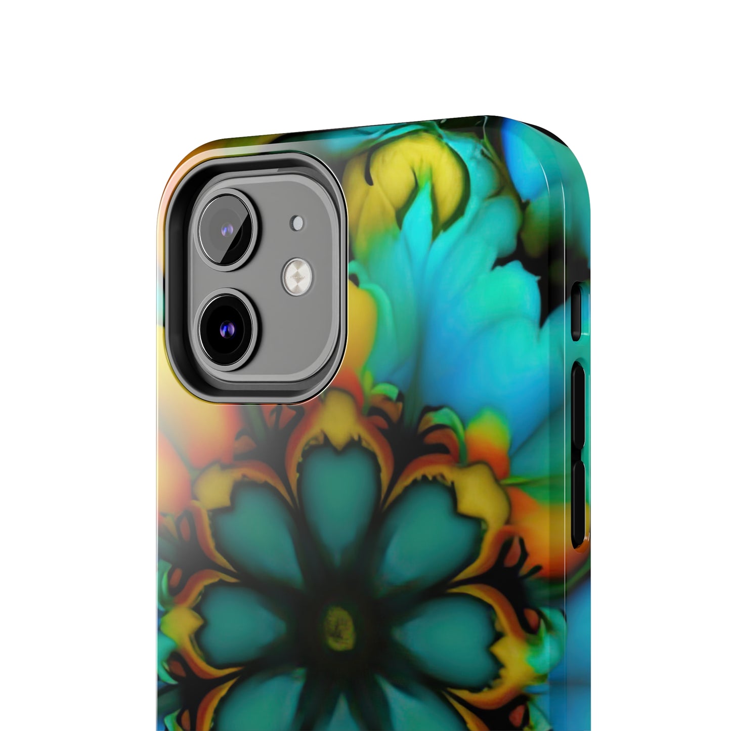 Bold And Beautiful Tie Dye B 3 Blue Yellow Tough Phone Cases