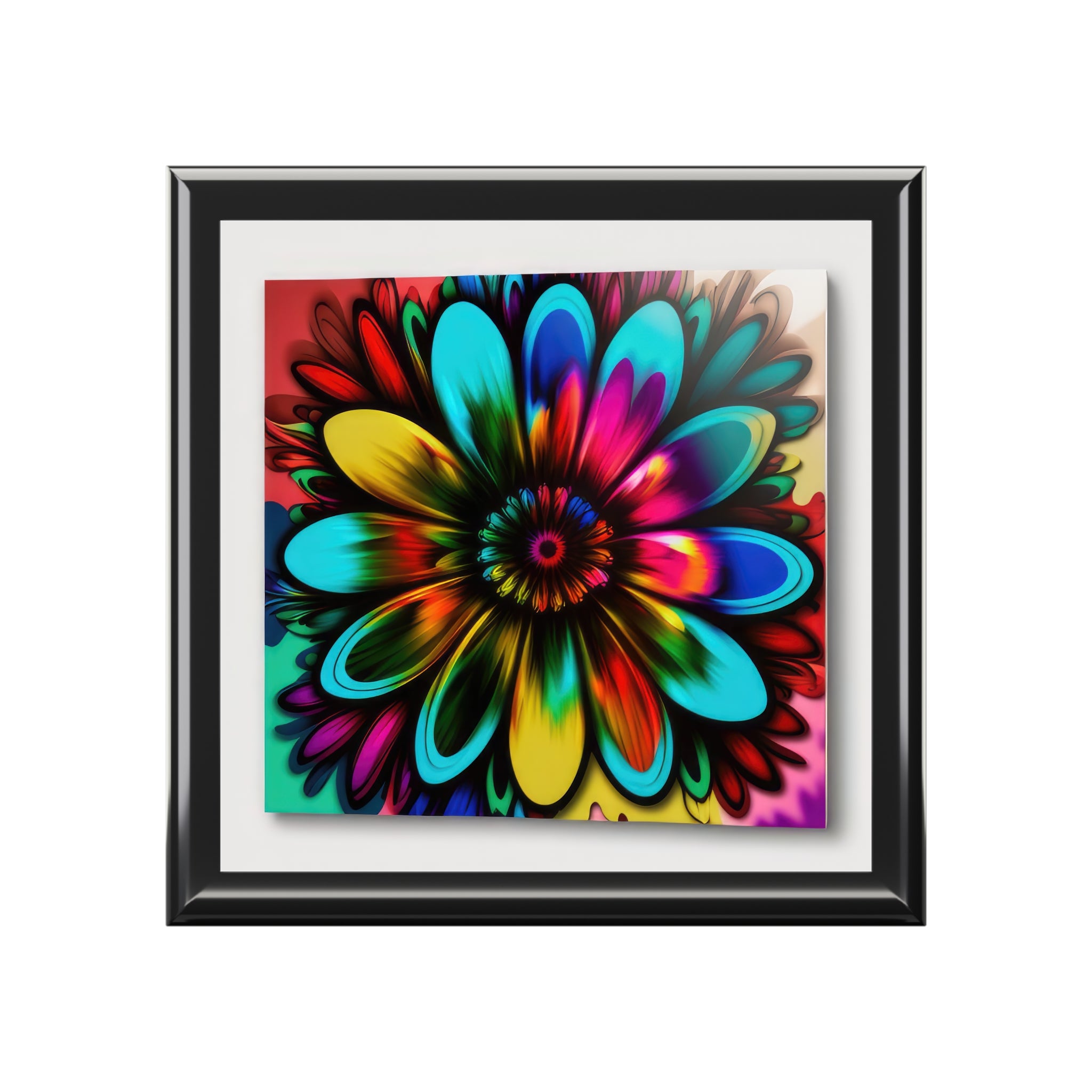 Tie Dye Gorgeous Colorful Flower Jewelry Box Jewelry Box