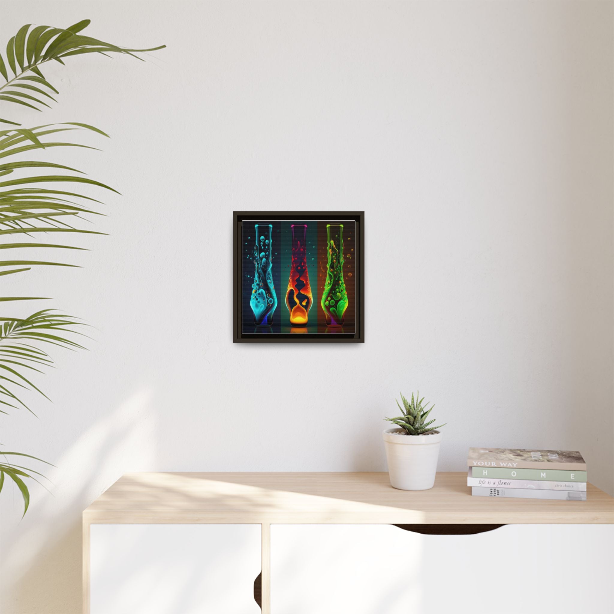 Three States of Flow, Art Print — Colorful Modern Wall Canvas