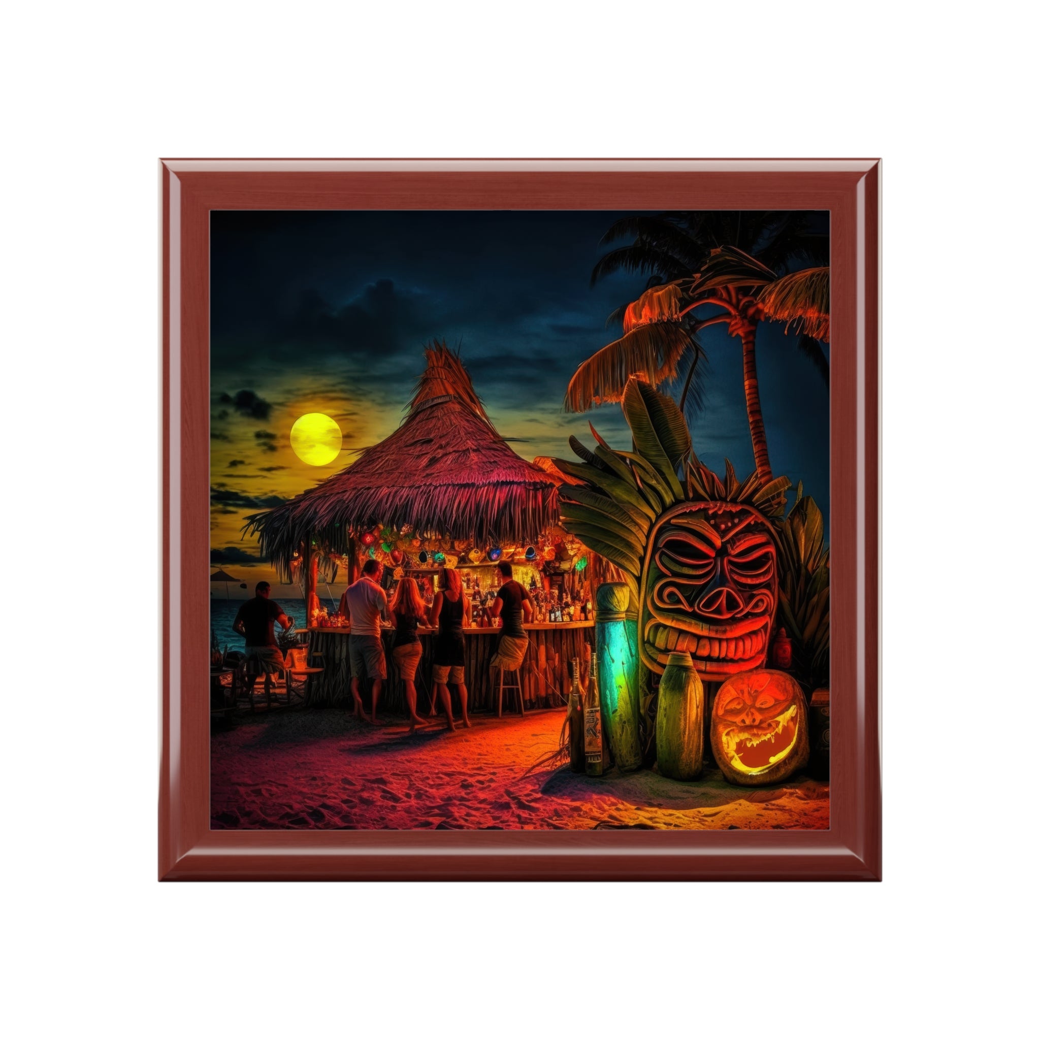 Moonlit Tiki Luau, Jewelry- Stash -Collection Box